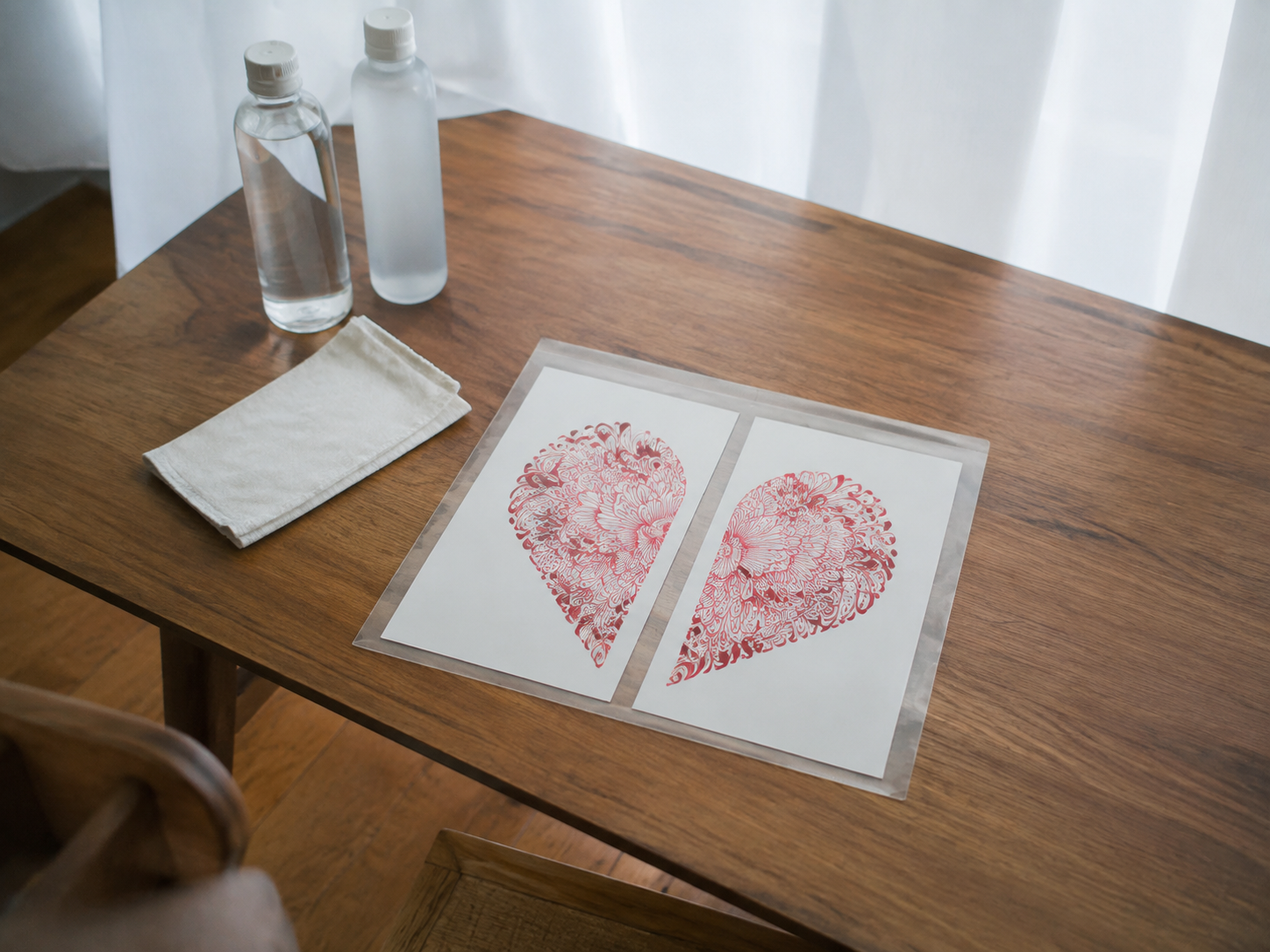 Paired Heart Set - context view
