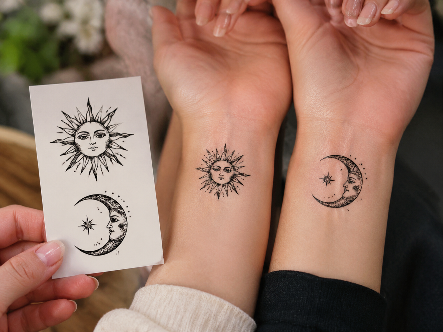 Sun and Moon Pair - lifestyle view
