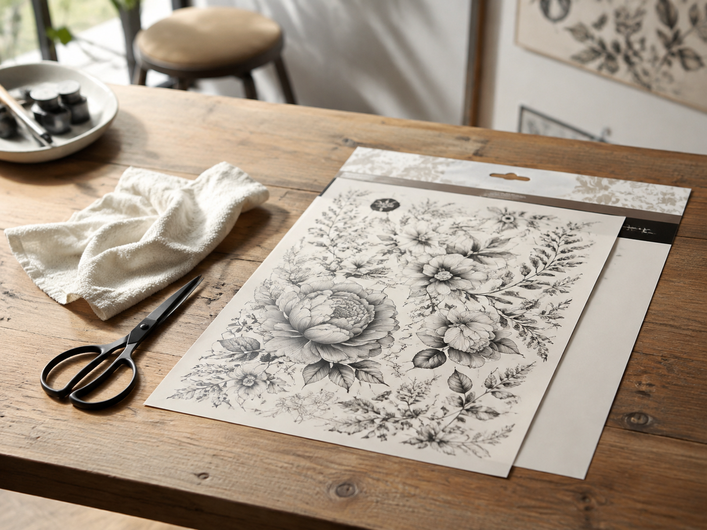 Full-Back Dragon Tattoo Sheet - context view