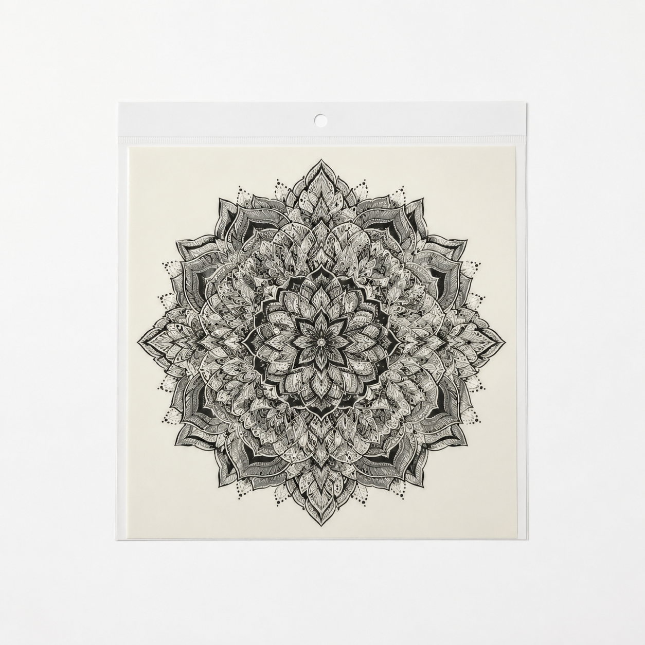 Chest Mandala Tattoo Sheet