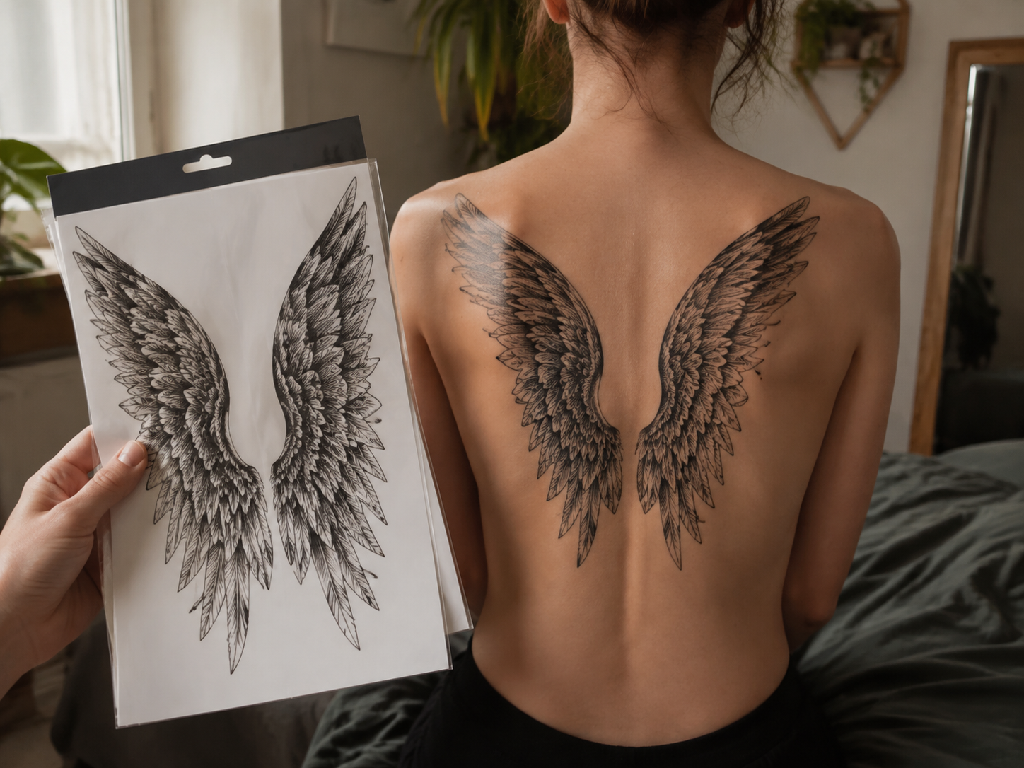Full-Back Feathered Wing Sheet - lifestyle view