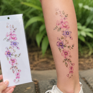 Leg Wrap Floral Sheet - lifestyle view