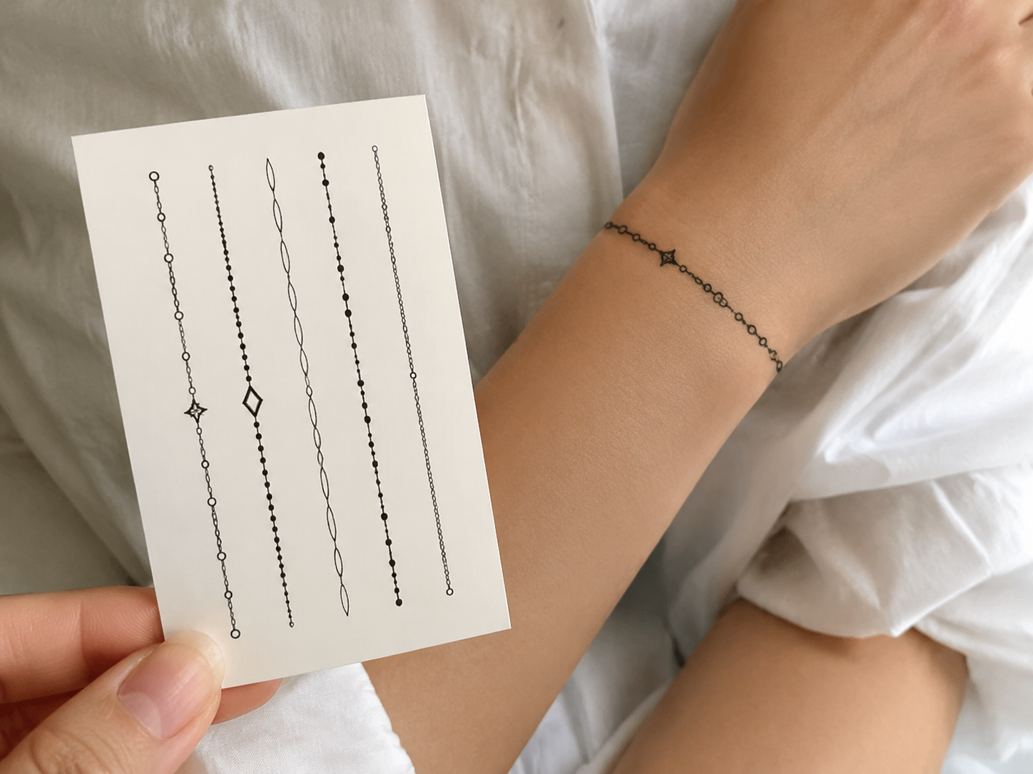 Wrist Bracelet Sheet - lifestyle view
