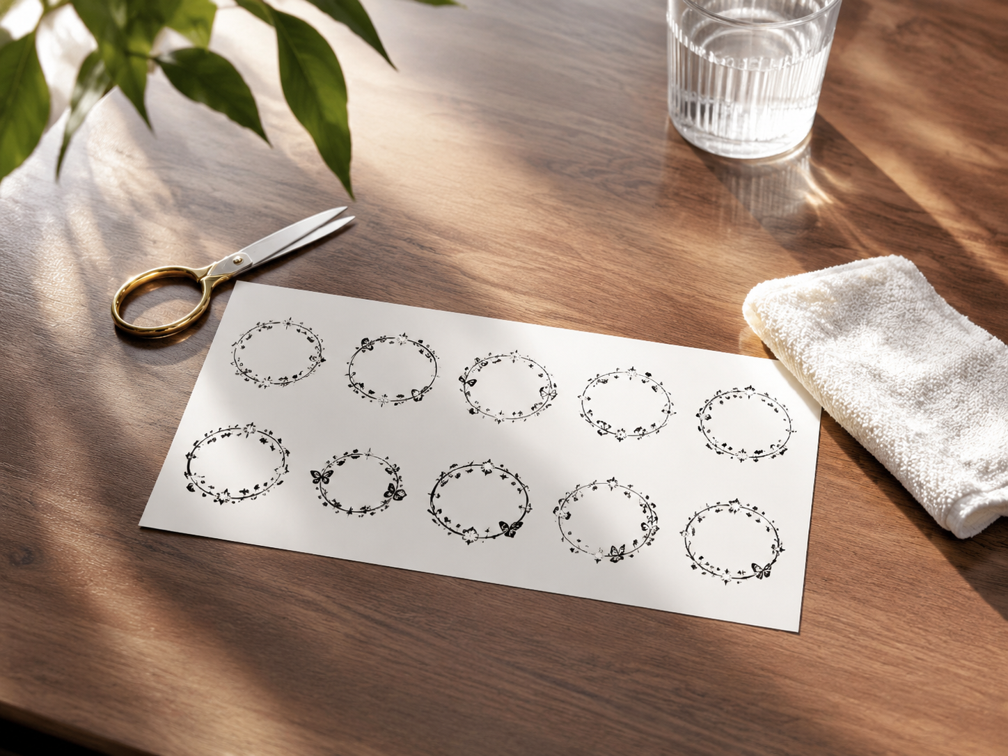 Fine Line Ring Tattoos - context view