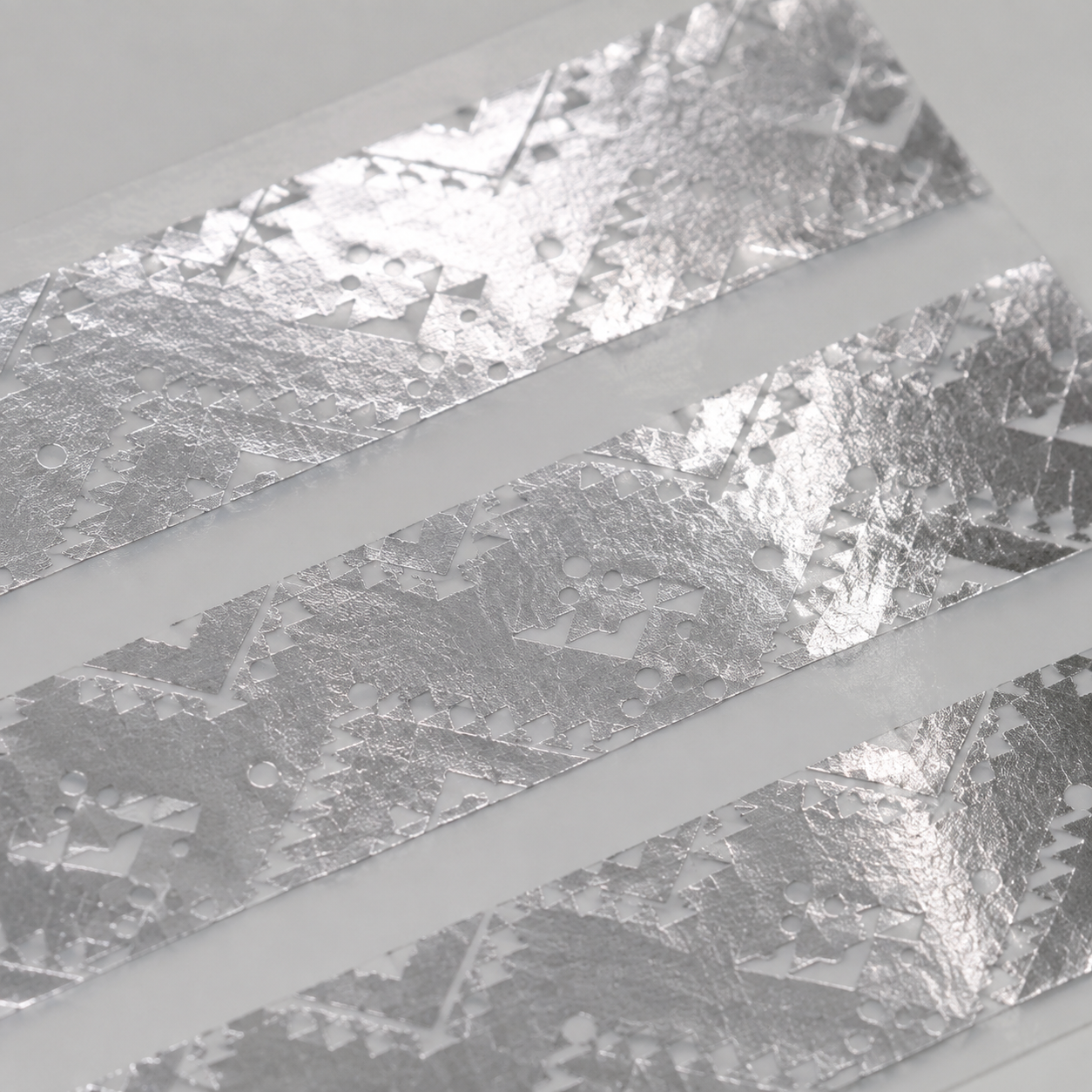 Silver Flash Armband Sheet - detail view